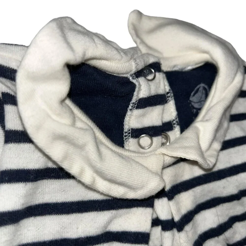 petit Bateau paris france French Breton Nautical stripe top/pants one pi…